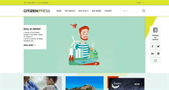 Desktop Screenshot of citizen-press.fr